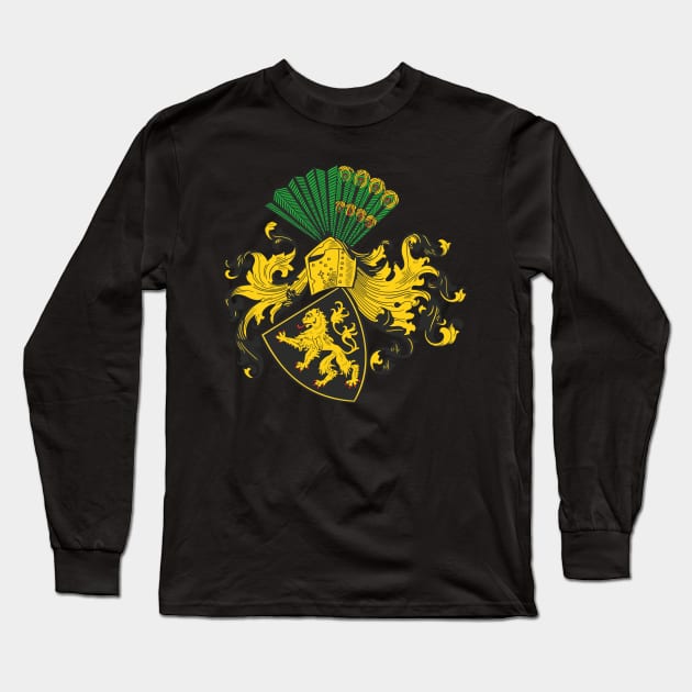 Plauen House - Coat of Arms Long Sleeve T-Shirt by blackroserelicsshop@gmail.com